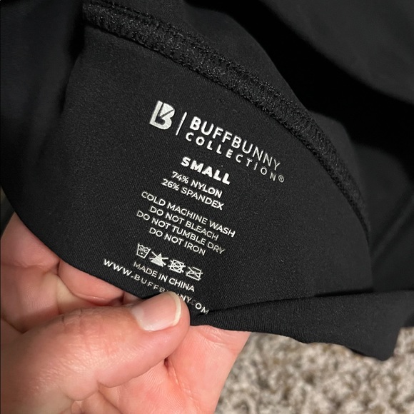 BuffBunny Black Sports Bra - Picture 3 of 3